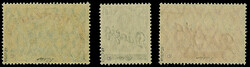1920, Großer Innendienst 60 Pfg.-2 M. kpl., ungebraucht, 2 M. oben ...