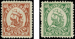 Kogge 40 Pfg. orange, Essay mit Inschrift “FREISTADT”, ohne ...