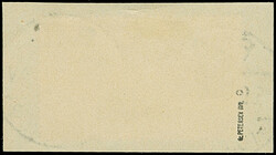 1920, 80 pf auf 45 C. schwärzlicholivgrün/grauultramarin mit ...