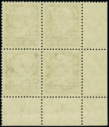 Köpfe 25 Pfg. schwärzlichbraunoliv auf gewöhnlichem Papier mit ...