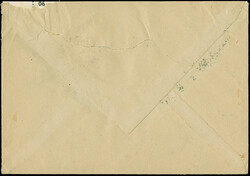 Netz auf Ziffer 75 Pfg. im senkrechten Paar mit Stempel “FRANKFURT ...