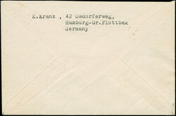 1951, Marienkirche 10 und 20 Pfg. je mit Ersttags-Stempel “HAMBURG ...