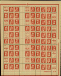 1911/12, „Apfelwein“ + 10 Pfg. Luitpold rot, kompletter ...