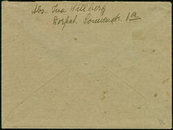 1918, 40 Pfennig auf 20 Kopeken lebhaftultramarin/mittelrotkarmin, ...