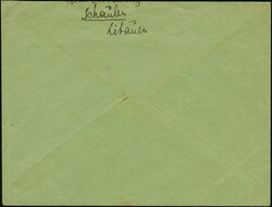 "SCHAULEN *** 2.8.18", klar auf Germania 15 Pfennig auf Bedarfsbrief ...