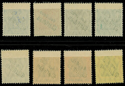 1917, Aufdruckessay “Gen.-Gouv. Warschau", in kleiner/großer ...