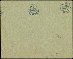 1915, Germania 10 Pfennig rot mit Stempel “KATTOWITZ 11.6.15” auf ...