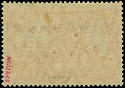 1920, 1 Mark mit Mediävalaufdruck in rot, sauber ungebraucht, ...