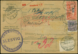 1920, CIS 10 Mark, 5 Mark, 3 Stück 1 Mark und 2 Stück 40 Pfennig, ...