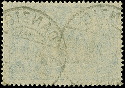 1920, 2 Mark dunkelkobaltblau, mit klarem Doppeldruck, farbfrisch und ...