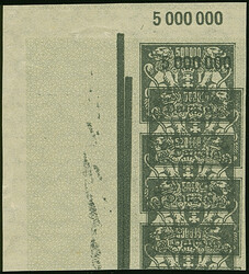 1923, Großes Staatswappen 500000 Mark, ungezähnter senkrechter ...