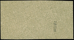 1920, Germania 2 Mark blau, 26:17 statt 25:17 Zähnungslöcher, ...