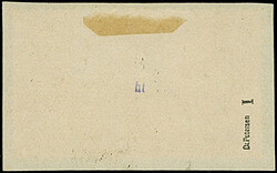 1922, 40 Pfennig, mit Aufdruckfehler "Circonflexe statt i-Punkt", ...