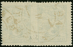 1922, Craftsmen 3mark, horizontal pair, imperforated in between,used, ...