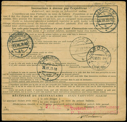 1930, Kroon-Surcharge 2 kroon, with additional franking, tied by cds. ...