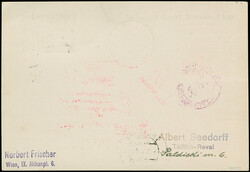 1933, Chicagofahrt mit Anschlussflug, als R-Karte ab “TALLINN -9.X ...