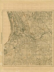 1919, Ear of corn 10 kopek red, imperforated, complete sheet on map ...