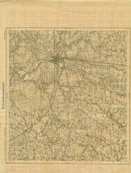 1919, Ear of corn 10 kopek red, imperforated, complete sheet on map ...