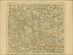 1919, Ear of corn 10 kopek red, imperforated, complete sheet on map ...