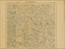 1919, Ear of corn 10 kopek red, imperforated, complete sheet on map ...