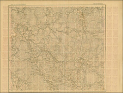 1919, Ear of corn 10 kopek red, imperforated, complete sheet on map ...