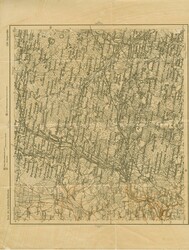 1919, Ear of corn 10 kopek red, imperforated, complete sheet on map ...