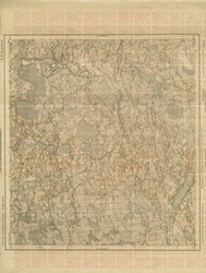 1919, Ear of corn 10 kopek red, imperforated, complete sheet on map ...