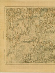 1919, Ear of corn 10 kopek red, imperforated, complete sheet on map ...