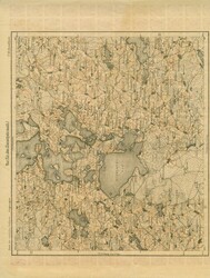 1919, Ear of corn 10 kopek red, imperforated, complete sheet on map ...