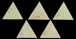 1933, Riga-Bathurst-Flight 10-100 santimi, used with clear cds. ...