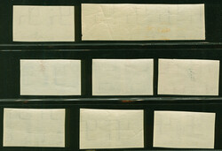 1940, Coat of arms, archival proofs, 1-3, 7-30 santimi and 50 santimi ...