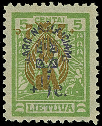 1926, War Orphans +2 on 3 centu and +2 on 5 centu, each with inverted ...