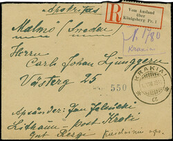 KRAKIAI: 1921, Kestutis 1 auksinas, horizontal pair, together ...