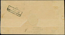 PERNAU (Estonia): 10 kopeck brown and blue, good to large margins, ...