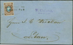 POLANGEN (Lithuania): 10 kopeck brown and blue, ample to mostly large ...