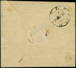 TELSHI (Lithuania): 10 kopeck brown & blue, slightly touched at upper ...