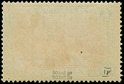 1902/04, Reichspost 25 Pia. auf 5 M. in Type II mit doppeltem ...