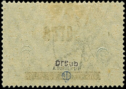 Nicht ausgegeben: 3 Mark schwarzviolettgrau, farbfrisch und gut ...