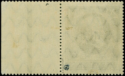 1920, Ludwig 20 Mark mit Aufdruck “SARRE”, rechtes Randstück von ...