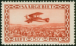 1934, Nachauflage 50 Cent dunkelbräunlichrot, postfrisch, ...