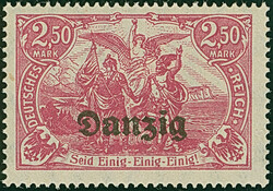 1920, 2,50 M. rosakarmin, postfrisch, tadellos, sign. Stoye BPP und ...