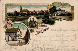 106800: Deutschland West, Plz Gebiet W-68, 680 Mannheim - Postkarten