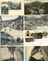 107740: Germany West, Zip Code W-77, 774 Triberg im Schwarzwald - Picture postcards