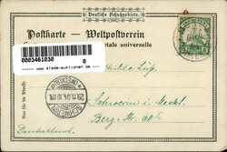 Kolonien Kamerun Duala 08.11.1904 nach Schwerin I-IIAutomatically ...