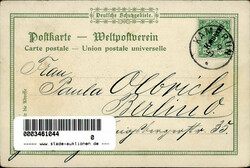 Kolonien Kamerun Kamerun 03.09.1899 nach Berlin I-IIAutomatically ...
