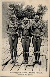Deutsch-Ostafrika Wadschagga-Mädchen Dar-es-Salaam I-IIAutomatically ...