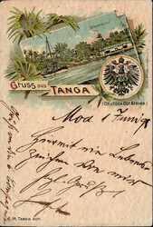 Deutsch-Ostafrika Tanga I-II (Marke entfernt)Automatically generated ...