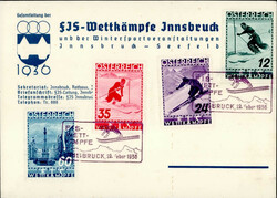Österreich FIS-Wettkämpfe Innsbruck 1936 kpl. auf ...