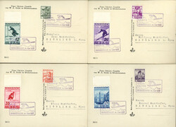 Österreich FIS-Wettkämpfe Innsbruck 1936 kpl. je einzeln auf ...