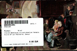 Italien Besetzung Julisch-Venetien Venezia Giulia EF auf Postkarte, ...